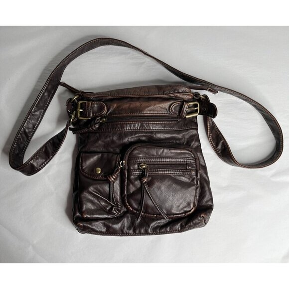 Scarleton Women's Ultra Soft Multi Pocket Crossbody Handbag Medium - Picture 1 of 5